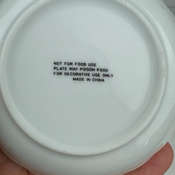 Vtg Mini 3.5 inch Diameter Decorative Souvenir Plate Plymouth Massachusetts MA - Picture 8 of 10